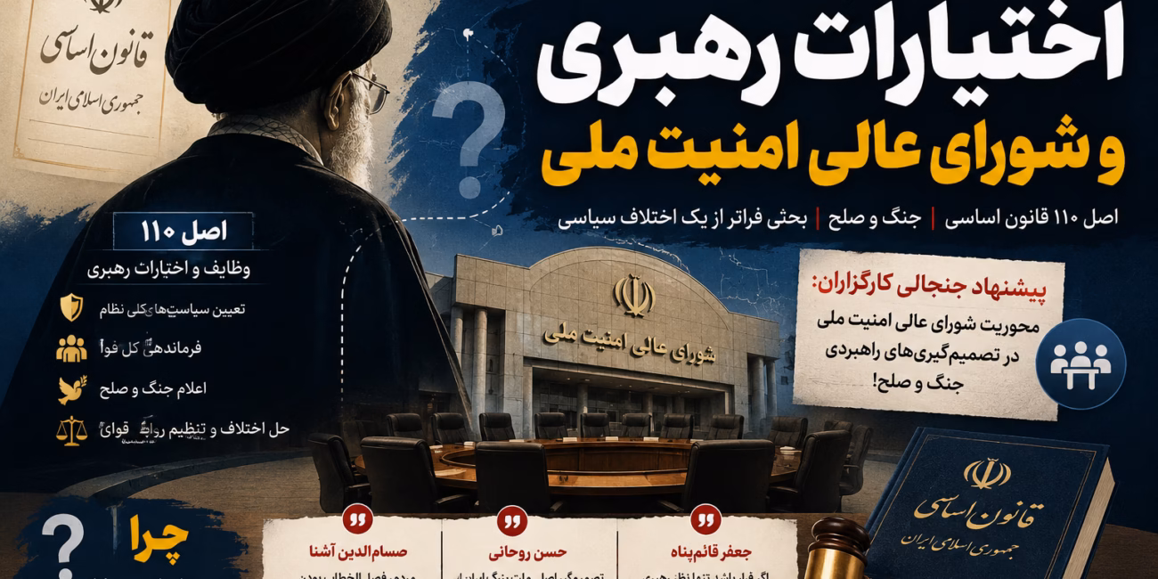 اختیارات رهبری و جایگاه شورای عالی امنیت ملی