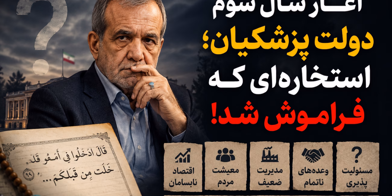 دولت پزشکیان سال سوم